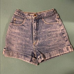 Vintage High Waisted Jean Shorts